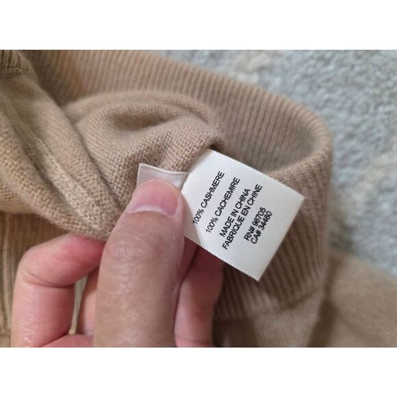 Rebecca Taylor Cashmere Jogger, Camel XS NWT - Picture 9 of 9